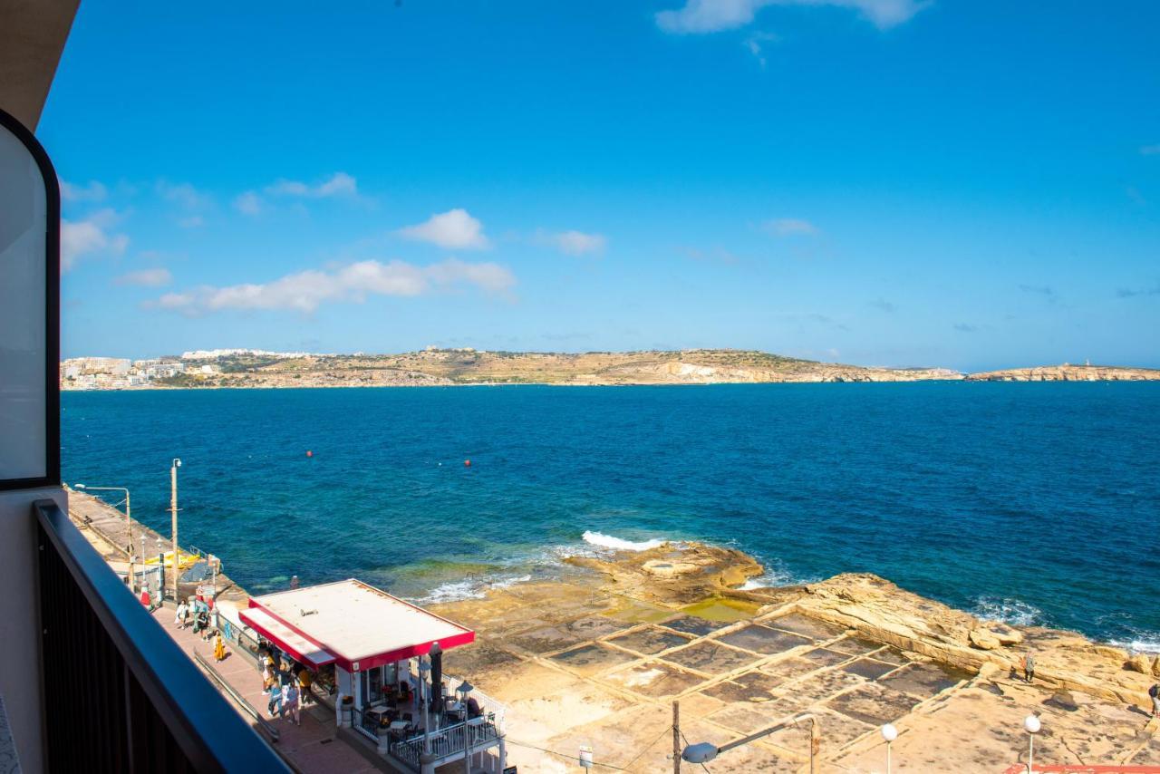 Islet Promenade Seafront 1 Bedroom Apartment With Sea View Balcony By Getawaysmalta San Pawl il-Baħar Eksteriør billede