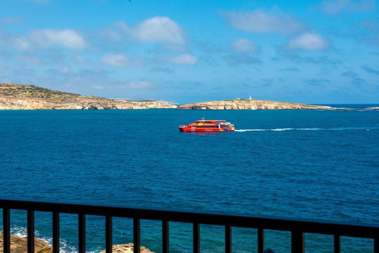 Islet Promenade Seafront 1 Bedroom Apartment With Sea View Balcony By Getawaysmalta San Pawl il-Baħar Eksteriør billede